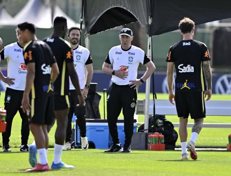 Escalação do Brasil: Ancelotti esboça Seleção com seis mudanças para enfrentar a Croácia