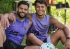 Hulk faz primeiro treino com filho no Atlético-MG e festeja: "Me fez voltar no tempo"