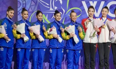 Brasil garante duas medalhas na Copa do Mundo de Ginástica Rítmica