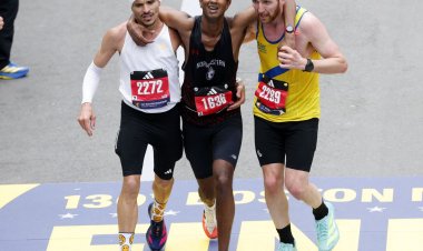Brasileiro vira manchete por ato de empatia na Maratona de Boston
