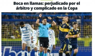 Imprensa argentina e jogadores do Boca reclamam de arbitragem contra o Cruzeiro: "VAR fantasma"