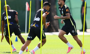 Seleção brasileira se reapresenta e faz 1º treino para encarar Haiti