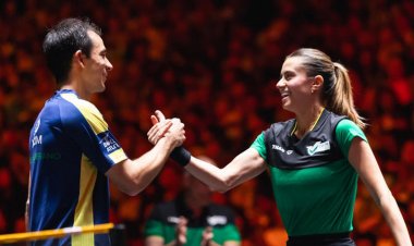 Dupla "Calderashi" avança à final do WTT Star Contender em São Paulo
