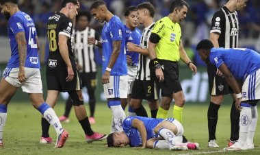 Atacante do Cruzeiro, Bruno Rodrigues sofre fraturas na costela e face
